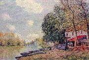 Alfred Sisley Der Loing in Moret oil painting picture wholesale